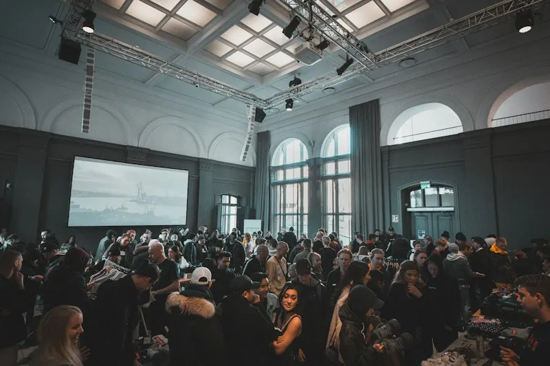 Brand event and exhibition staging in a historic European venue