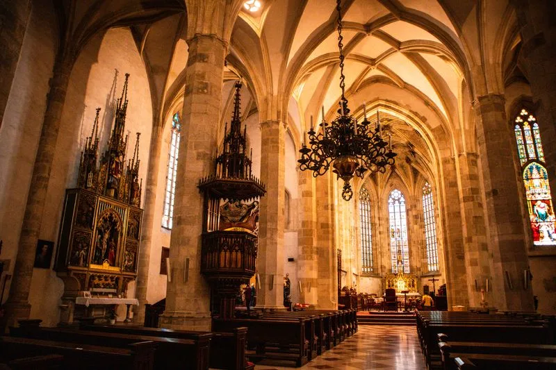 Inside St Elisabeth Cathedral, Kosice